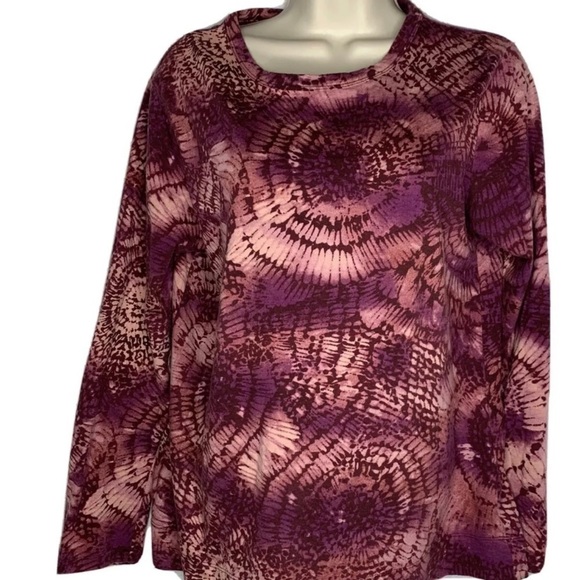 Simply Vera Vera Wang Tops - 4/$35 Simply by Vera Wang Tie Dye pink L cotton